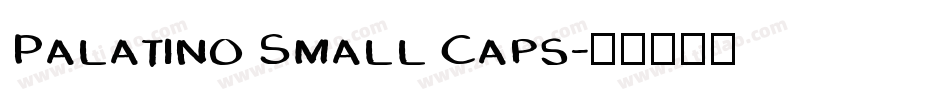 Palatino Small Caps字体转换